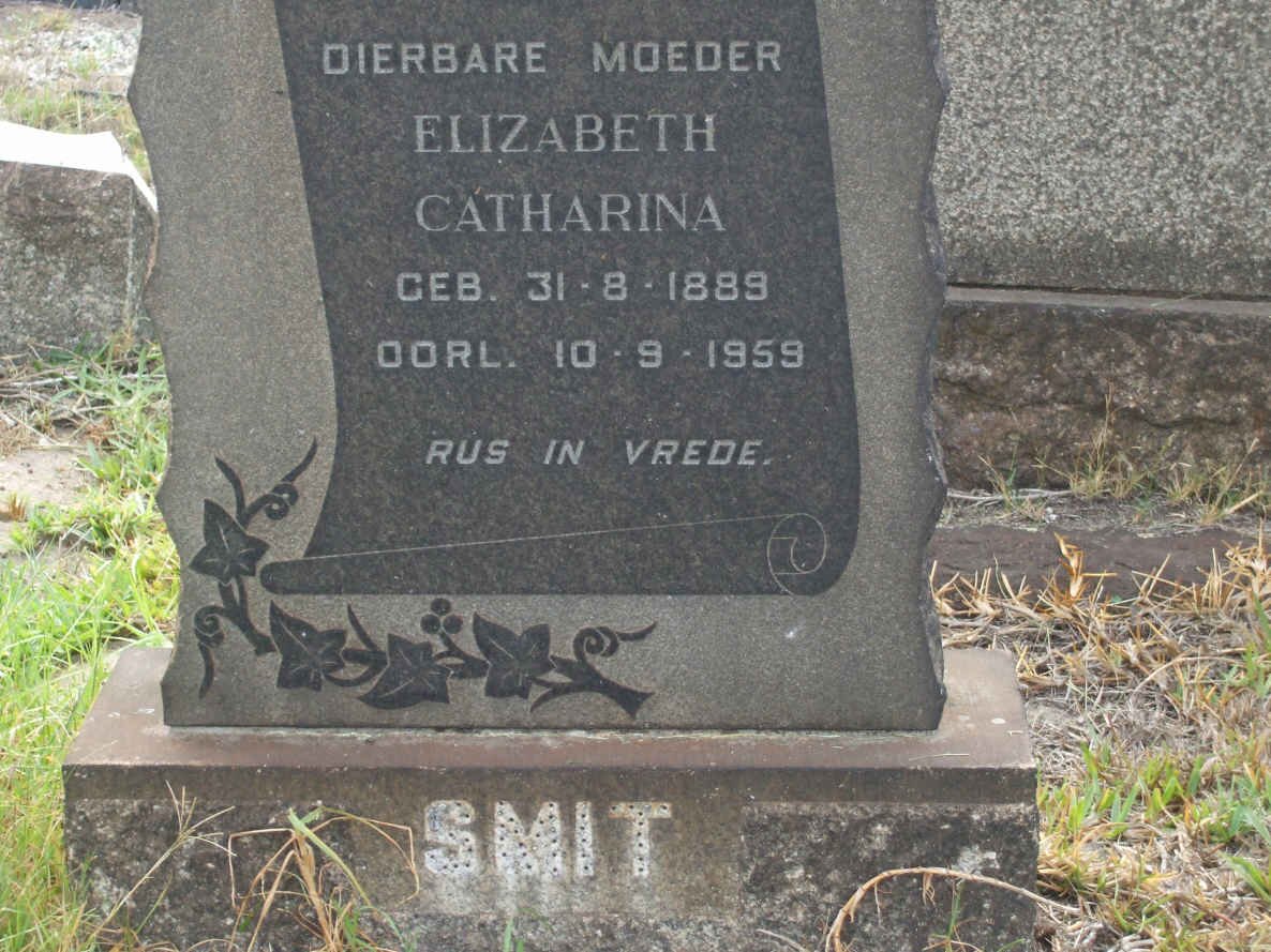 SMIT Elizabeth Catharina 1889-1959