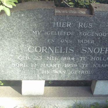 SNOEK Cornelis 1884-1959