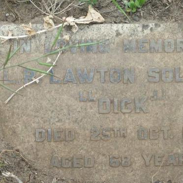 SOLOMON L.R. Lawton -1972
