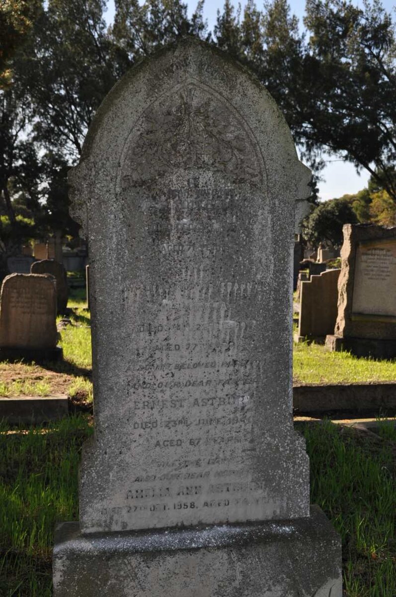 SODERBLOM P.?. -19?6 &amp; Margreta -1930 :: ASTBURY Ernest -1940 &amp; Amelia Ann -1958