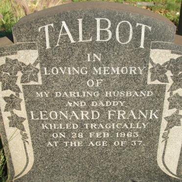 TALBOT Leonard Frank -1963