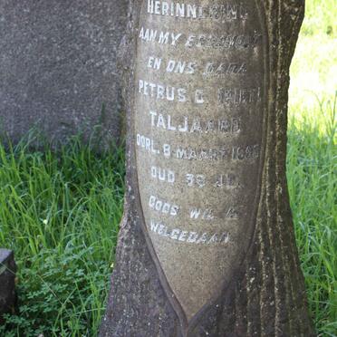 TALJAARD Petrus C. -1950