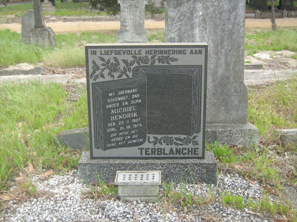 TERBLANCHE Michiel Hendrik 1927-1979