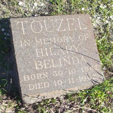 TOUZEL Hilary Belinda 1962-1962