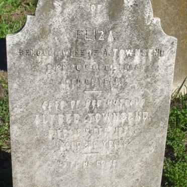 TOWNSEND Alfred -1924 &amp; Eliza  -1895 