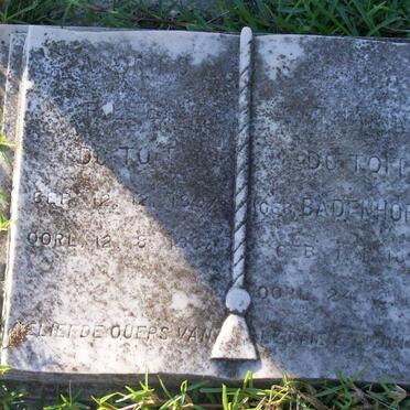 TOIT Andries Pieter, du 1897-1967 &amp; Catharina BADENHORST 189?-1967