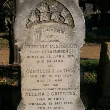 TOIT, du :: HEYDENRYCH :: GRIFFITHS
