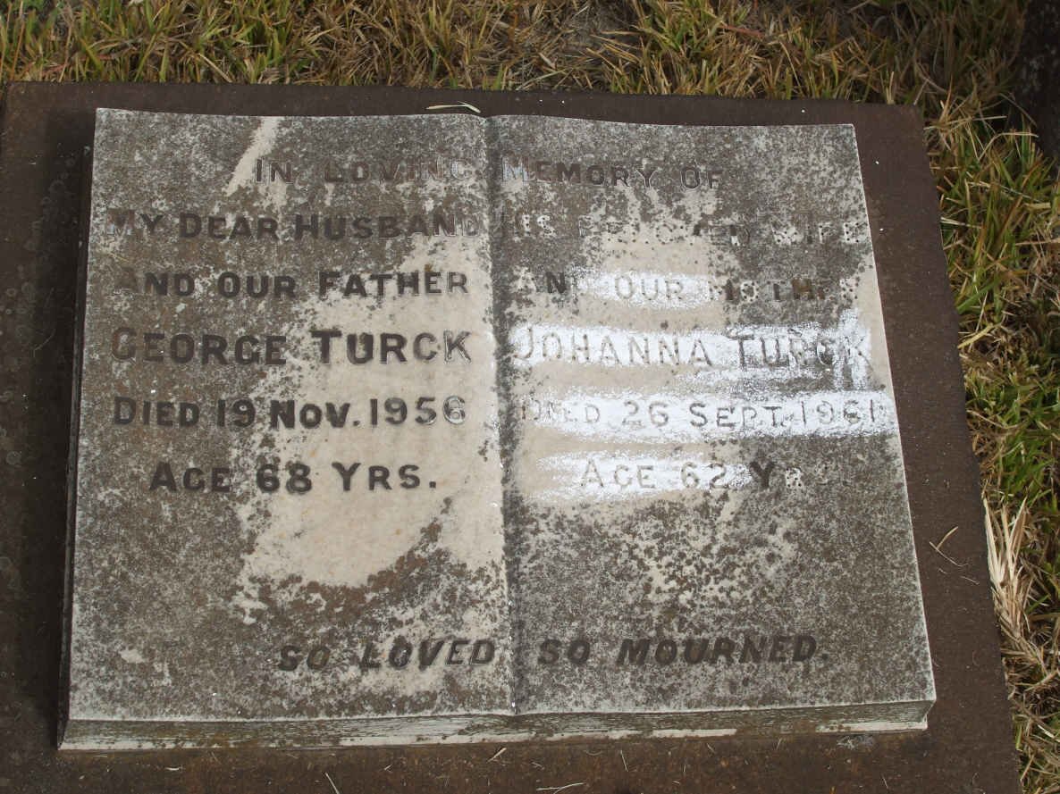 TURCK George -1956 &amp; Johanna -1961