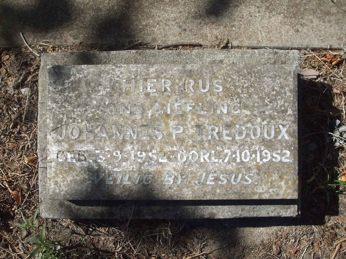 TREDOUX Johannes P. 1952-1952