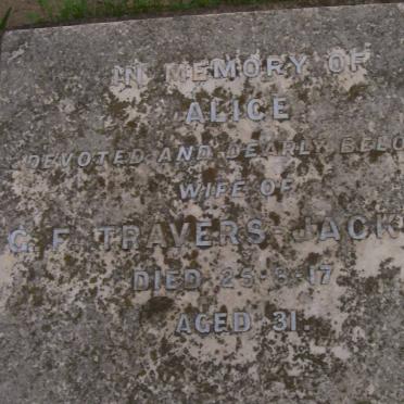 TRAVERS-JACKSON Alice -1917