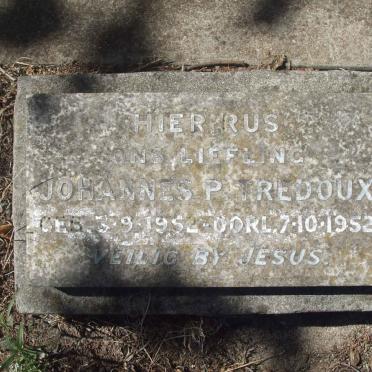 TREDOUX Johannes P. 1952-1952