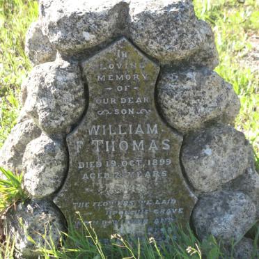 THOMAS William F. -1899