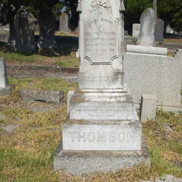 THOMSON William 1851-1901 &amp; Caroline TRENT 1853-1911