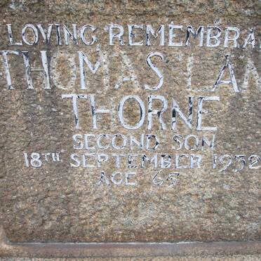 THORNE Thomas Lane -1932