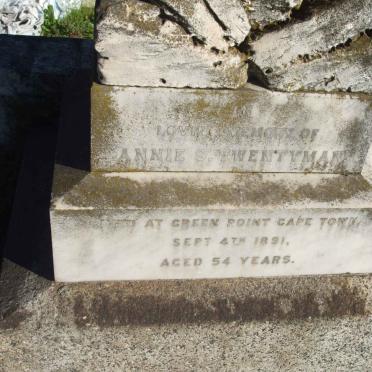 TWENTYMAN Annie S.  -1891