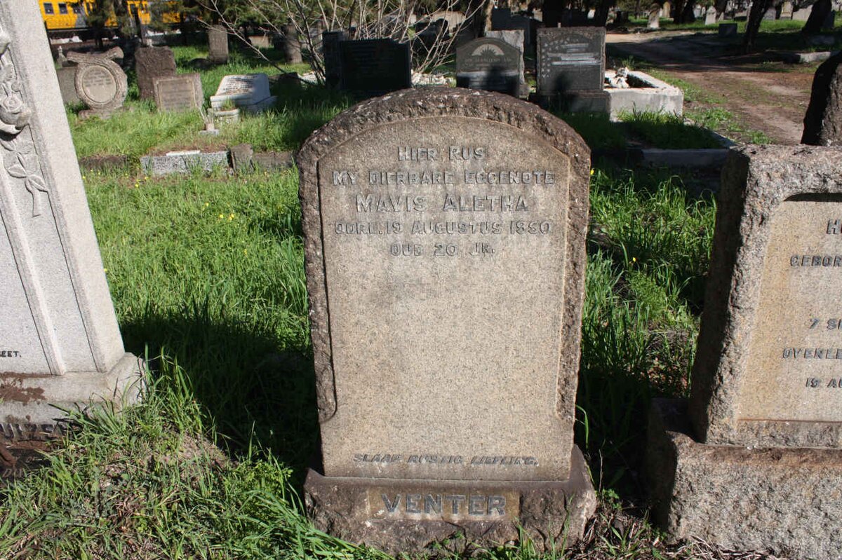 VENTER Mavis Aletha -1950