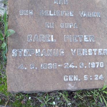 VERSTER Carel Pieter Stephanus 1896-1970