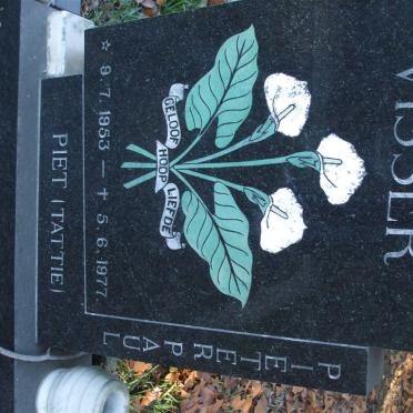 VISSER Pieter Paul 1953-1977