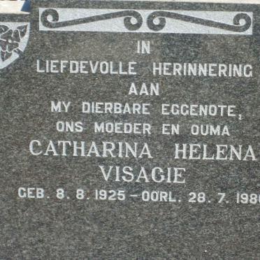 VISAGIE Catharina Helena 1925-1980