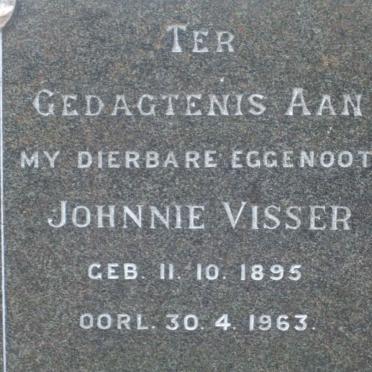 VISSER Johnnie 1895-1963