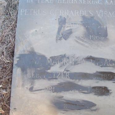 VISAGIE Anna Magrieta nee PETZER 1895-1969