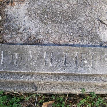 VILLIERS Theunis Gert, de 1890-1971 &amp; Dorothea Christina 1889-1979