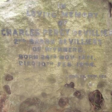 VILLIERS John Henry, de 1842-1914 &amp; Aletta Maria -1922 :: DE VILLIERS Charles Percy 1871-1934