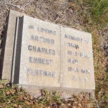 VLOTMAN Arthur Charles Ernest 1892-1978