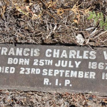 WAY Francis Charles 1867-1954