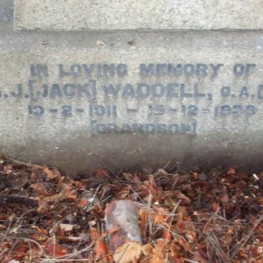 WADDELL S.J. 1911-1939