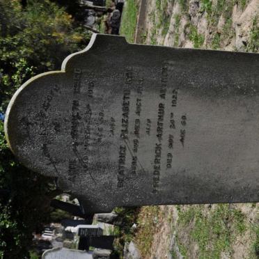 WARD Anne Elizabeth -191? :: RAE Beatrice Elizabeth 1921-1921 :: ANTHONY Frederick Arthur -1922