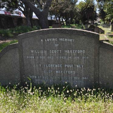 WAKEFORD William Scott 1863-1944 &amp; Amy Florence formerly HALSE nee POULTNEY 1872-1948 :: HALSE Amy Geneve 1935-1951