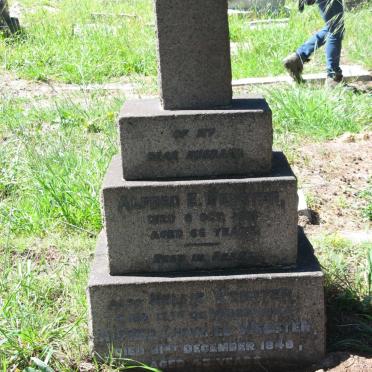 WEBSTER Alfred E. -1931 &amp; Nellie -1945 :: WEBSTER Alfred Charles -1948