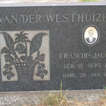 WESTHUIZEN Francois Jacobus, van der 1952-1962