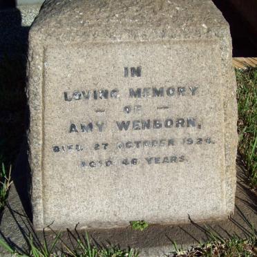WENBORN Amy -1924