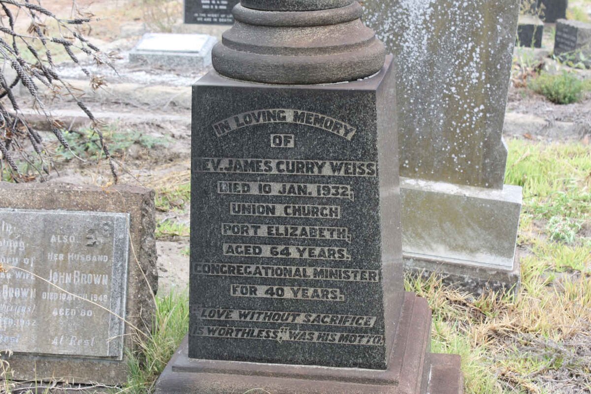 WEISS James Curry -1932