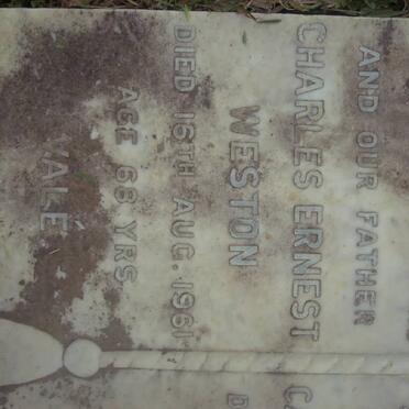 WESTON Charles Ernest -1961