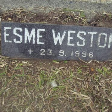 WESTON George ?? :: WESTON Annie Maria -1938 :: ROPER Grace Maria nee WESTON -1996 :: WESTON Esme -1996