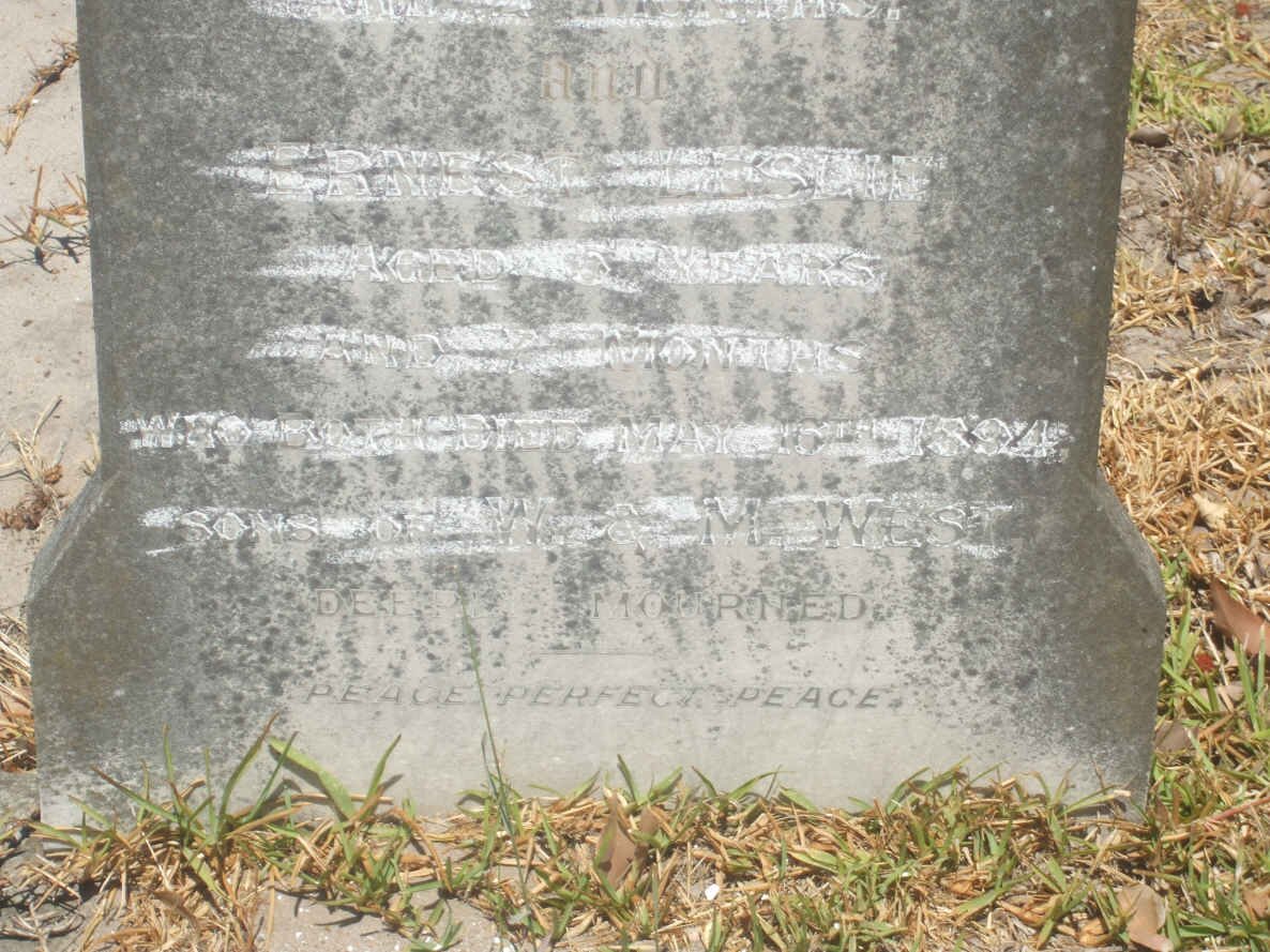 WEST Ernest ?  -1894