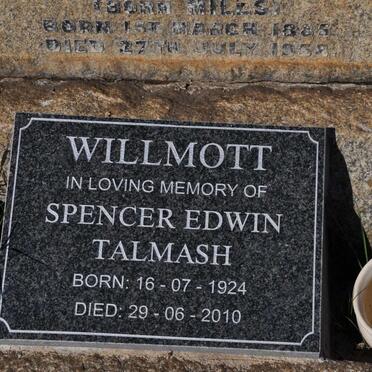 WILLMOTT Spencer Edwin Talmash 1924-2010