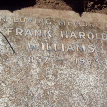 WILLIAMS Frank Harold 1857-1943