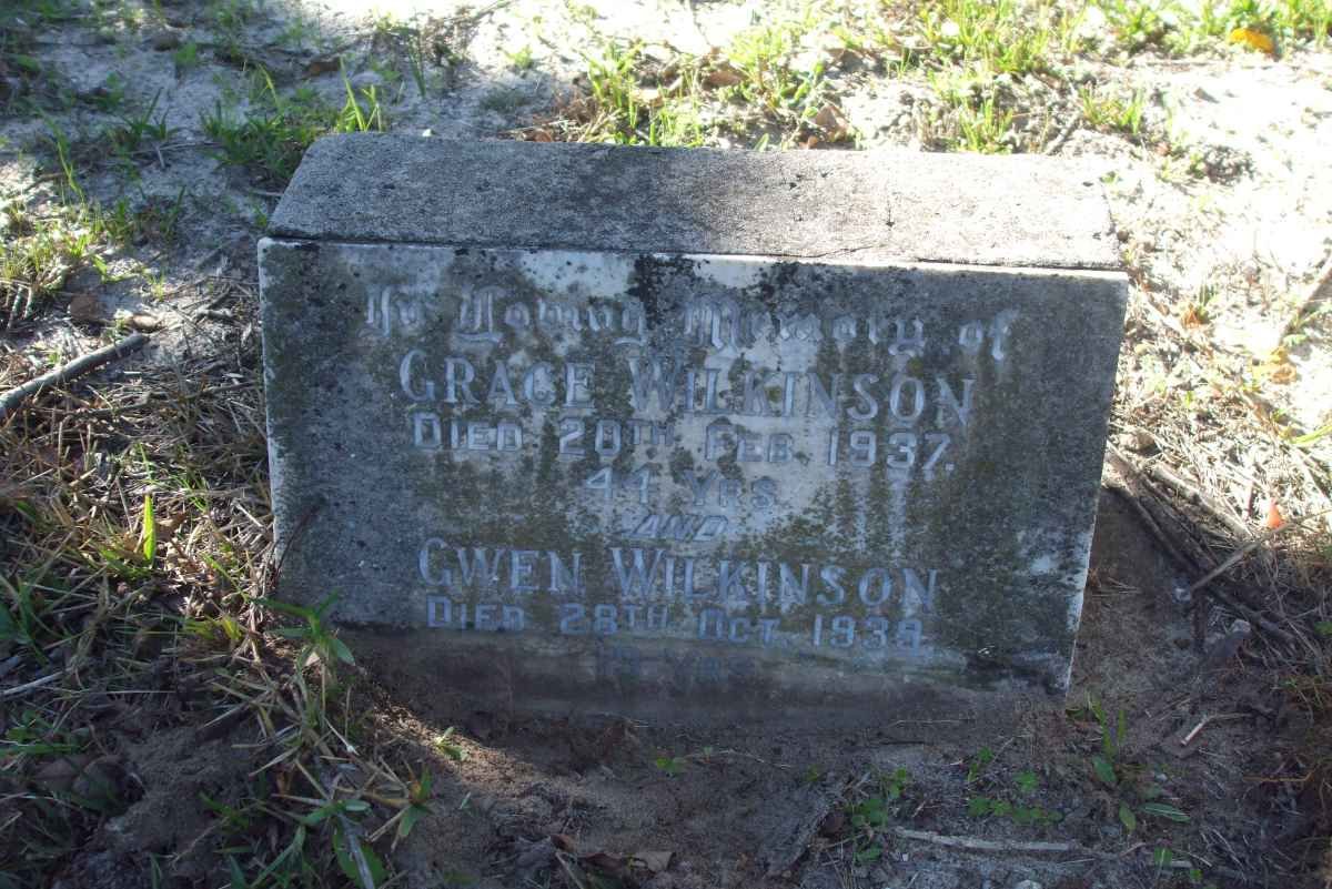 WILKINSON Grace -1937 :: WILKINSON Gwen -1938