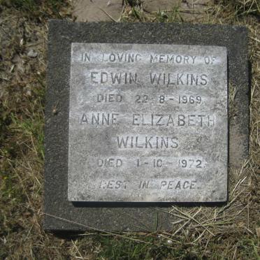 WILKINS Edwin -1969 &amp; Anne Elizabeth -1972
