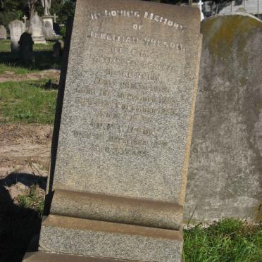 WILSON Jeremiah 1859-1930 :: WILSON John -1898