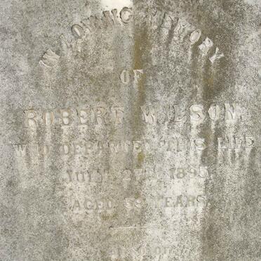 WILSON Robert  -1895 &amp; Anna -1901 