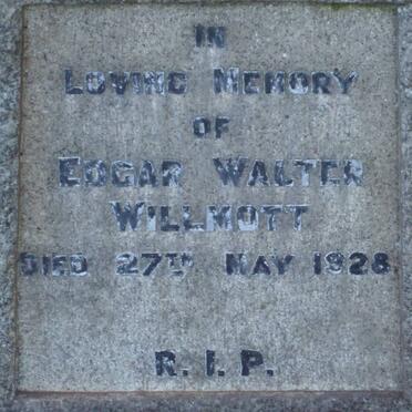 WILLMOTT Edgar Walter -1928