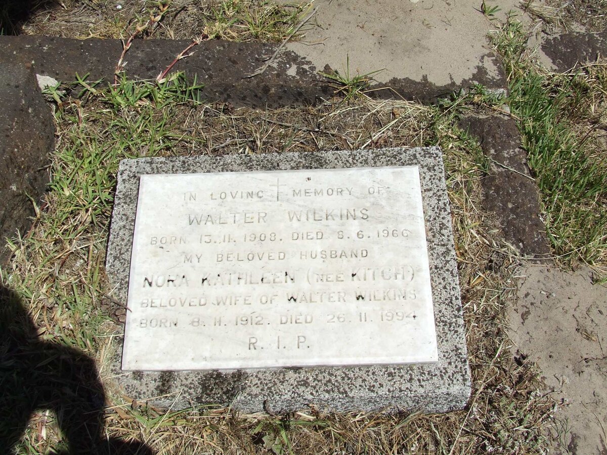 WILKINS Walter 1908-1966 &amp; Kathleen KITCH 1912-1994