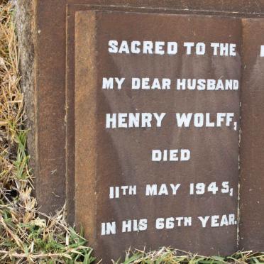 WOLF Henry -1945