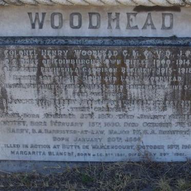 WOODHEAD Henry 1855-1926 &amp; Ada Blanche BOBBINS 1859-1947