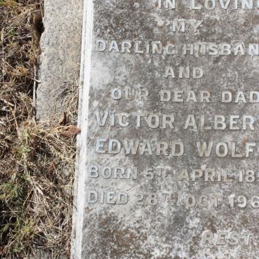 WOLFF Victor Albert Edward 1895-1960